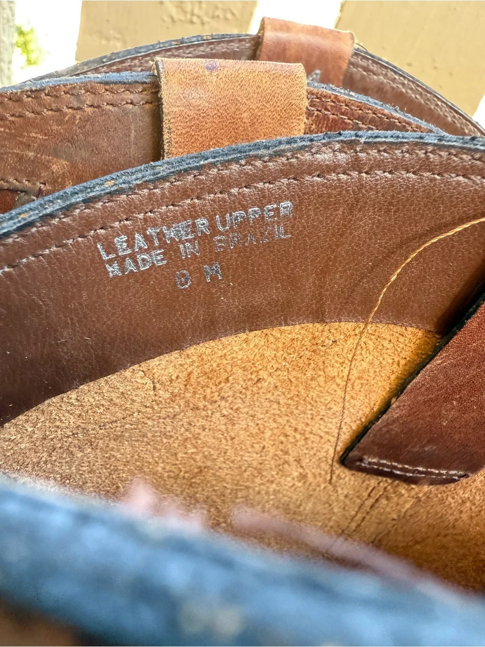MIA Brown Leather Rockstar Western Heeled Boots - Picture 11 of 14